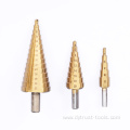 High Quality Step Drill Large Three Pieces Of High Speed Steel Straight In Blister